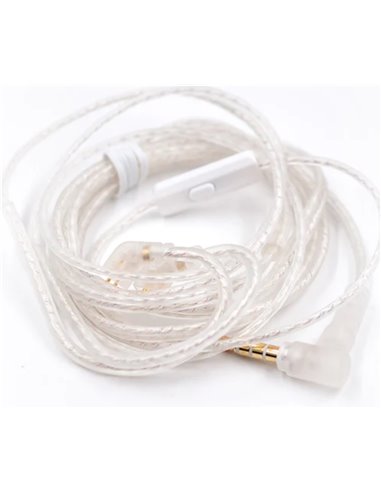 Кабель для навушників KZ Audio Standard SILVER Cable MIC