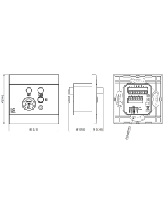 Купить Audac WP225/B Микшер-панель с Bluetooth для аудио-устройств 