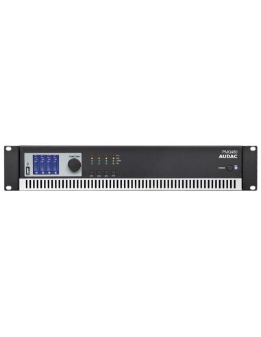 Купить Audac PMQ480 Четырехканальный трансляционный усилитель мощности 