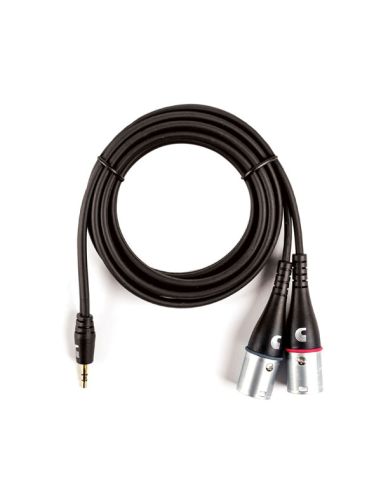 Купить Кабель D'ADDARIO PW-MPXLR-06 Custom Series 1/8" to Dual XLR Audio Cable (1.8m) 