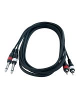 Купить Кабель ROCKCABLE RCL20932 D4 Patch Cable - 2 x RCA to 2 x TS Jack (1.5m) 