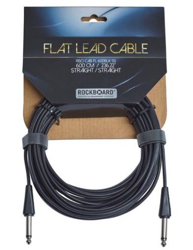 Купить Кабель ROCKBOARD Flat Instrument Cable, Straight/Straight (600 cm) 