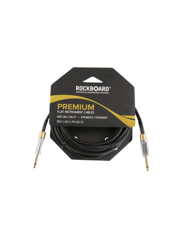 Купить Кабель ROCKBOARD Premium Flat Instrument Cable, Straight/Straight (600 cm) 