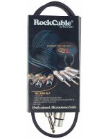 Купить Кабель ROCKCABLE RCL30381 D6 F - Microphone Cable - XLR (f) / TS Jack (1m) 