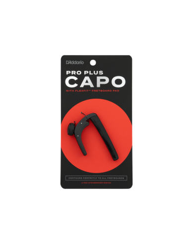 Купить Каподастр D'ADDARIO PW-CP-19 PRO PLUS CAPO (Black) 