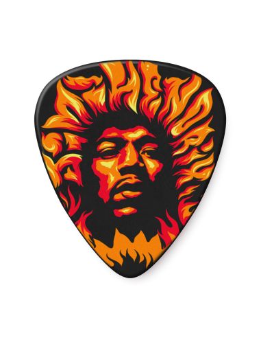 Купити Медіатори DUNLOP JIMI HENDRIX '69 PSYCH SERIES VOODOO FIRE GUITAR PICK (HEAVY)