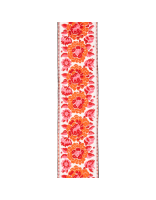 Купить Ремень гитарный D'ADDARIO 50PCLV00 PEACE & LOVE WOVEN GUITAR STRAP - Pink and White 