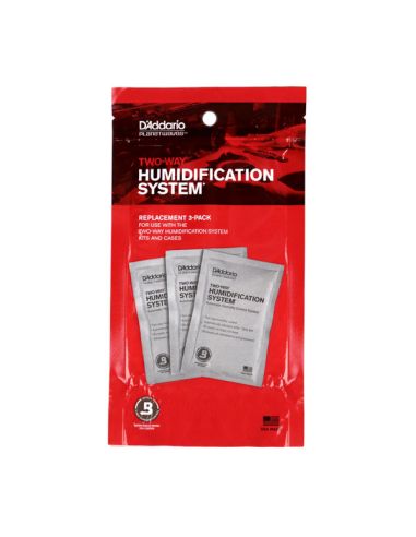 Купить Средства по уходу за гитарой D'ADDARIO PW-HPRP-03 Two-Way Humidification Replacement 3-Pack 