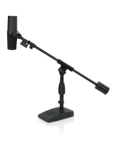 Купити Мікрофонна стійка GATOR FRAMEWORKS GFW-MIC-0822 Telescoping Boom Mic Stand Podcasting & Bass Drum