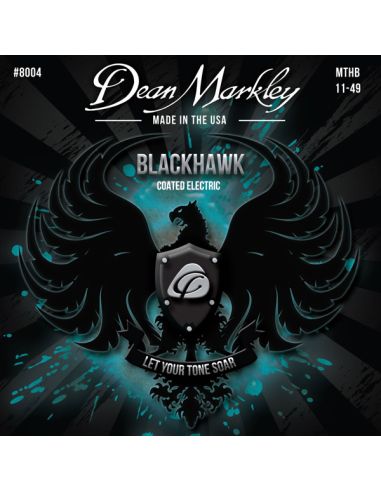 Купить Струны для гитары DEAN MARKLEY 8004 BLACKHAWK COATED ELECTRIC MTHB (11-49) 