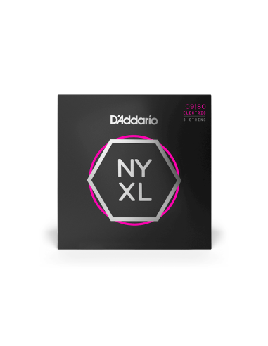 Купить Струны для гитары D'ADDARIO NYXL0980 NYXL SUPER LIGHT 8-STRING (09-80) 