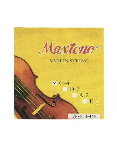 Купить Струны для смычковых MAXTONE VN-4TH-4/4 - Violin String (4th) 