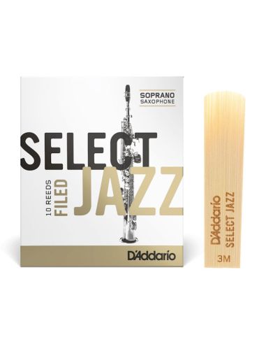 Купить Трости для духовых D'ADDARIO Select Jazz - Soprano Sax 3M (1шт) 