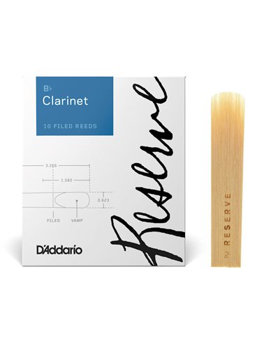 Трости для духовых D'ADDARIO Reserve Bb Clarinet 2.0 (1шт)