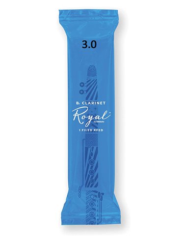 Тростини для духових D'ADDARIO Royal - Bb Clarinet #3.0 (1шт)