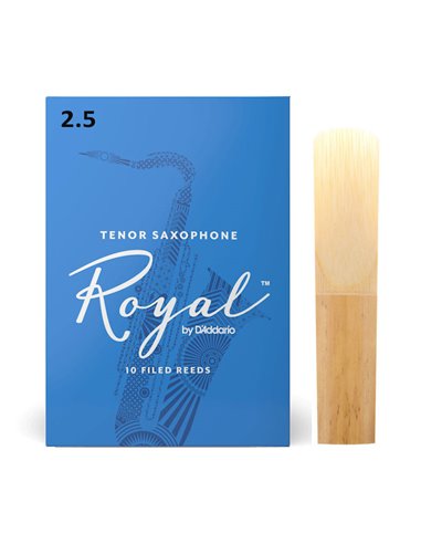 Трости для духовых D'ADDARIO Royal - Tenor Sax 2.5 (1шт)