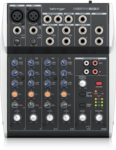 Купити BEHRINGER XENYX 802S компактний мікшер 001