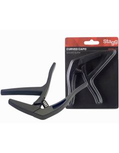Купити STAGG SCPX-CU BK каподастр для гітари 001