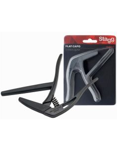 Купити STAGG SCPX-FL BK каподастр для гітари 001