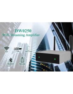 Купить DSPPA DW0250 Сетевой аудиоплеер с усилителем 2*50Вт на 4Ом потокового аудио с Wi-Fi и Bluetooth 5.0 для стриминга потоков 2