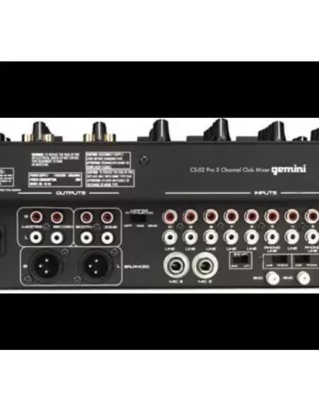 Пульт мікшера для DJ Gemini CS - 02