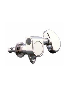 Купити MAXTONE GM-51S Кілки для акустичної гітари металеві хромовані 001