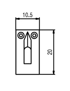 Купити PAXPHIL PS001 Сідло для тремоло системи хромоване 001 2
