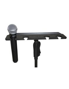 Купити GATOR FRAMEWORKS GFW-MIC-4TRAY Чорний тримач для чотирьох мікрофонів 001 2