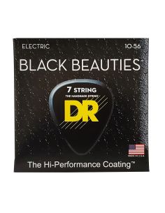 Купити DR Strings Black Beauties Струни електрогітарні чорні 7-струнні 001