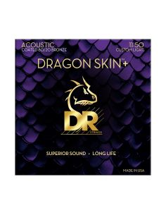 Купити DR 80/20 Бронзові струнки акустичні Dragon Skin+ (11-50) 001