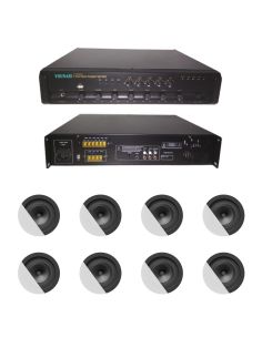 Купить Акустичний комплект Audac CENA506/W ×8 + Younasi Y-2120SU 001