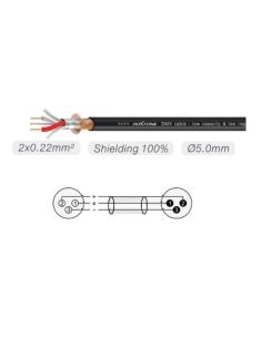 Купить Готовый DMX кабель Roxtone SDXX100L3, XLR 3-pin female - XLR 3-pin male, 3 м 001 2