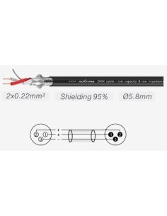 Купить Готовый DMX кабель Roxtone MDXX200L5, 2x0.34 кв.мм,вн.диаметр 6.5 мм, 5 м 001 2