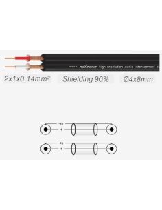 Купить Готовый кабель Roxtone SAYC130L2, 2х1x0.14 кв. мм, вн. диаметр 4x8 мм, 2 м 001 2