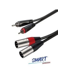 Купить Готовый аудиокабель Roxtone SACC190L2, 2х1x0.14 кв. мм, вн. диаметр 4x8 мм, 2 м 001