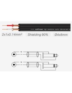 Купить Готовый аудиокабель Roxtone SACC150L2, 2х1x0.14 кв. мм, вн. диаметр 4x8 мм, 2 м 001 2