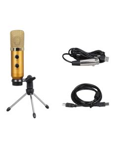 Купить Конденсаторный микрофон Emiter-S USB-7 золотого цвета 001