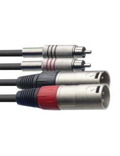 Купить STAGG audio STAGG N STC3CMXM двойной аудиокабель 001