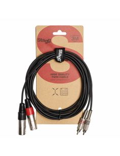 Купить STAGG audio STAGG N STC3CMXM двойной аудиокабель 001 2