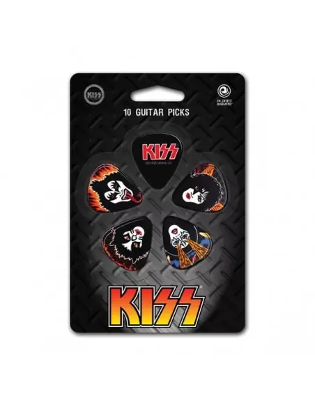 Медіатор PLANET WAVES PW1CBK6 - 10K2 KISS PICKS - ROCK N ROLL OVER(HEAVY)