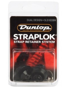 Стреплоки для ремней DUNLOP SLS1033BK DUAL DESIGN BLACK