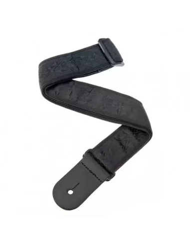 Гітарний ремінь PLANET WAVES PW50B01 Woven Guitar Strap, Black Satin