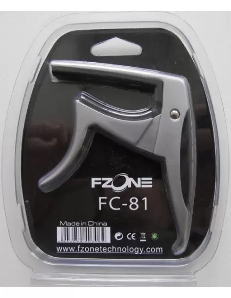Каподастр FZONE FC - 81 GUITAR CAPO(Silver)