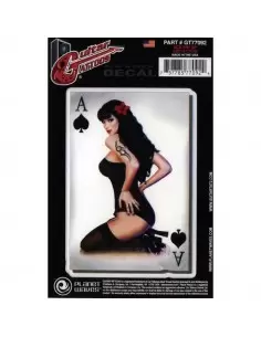Наклейка для гітар PLANET WAVES GT77092 GUITAR TATOO, ACE PINUP
