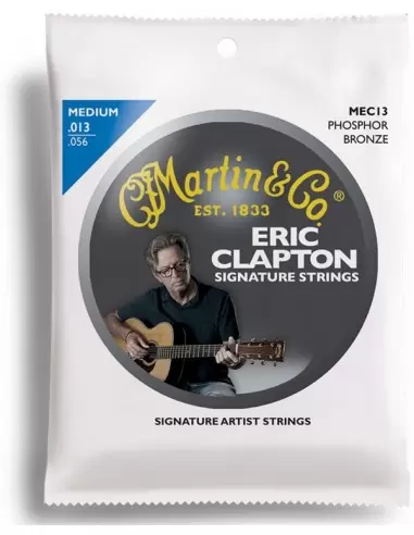 Струни для гітар MARTIN MEC13 Clapton's Choice Phosphor Bronze Medium(13-56)
