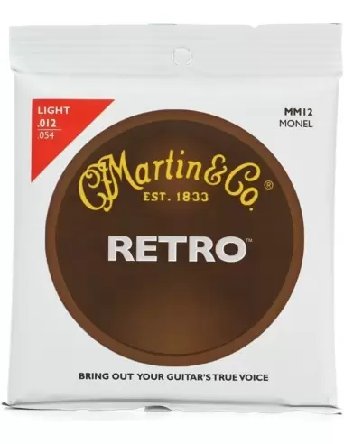 Струни для гітар MARTIN MM12 Retro Light(12-54)