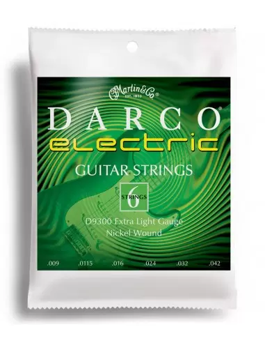 Струни для гітар MARTIN D9300 DARCO Electric Extra Light(09-42)
