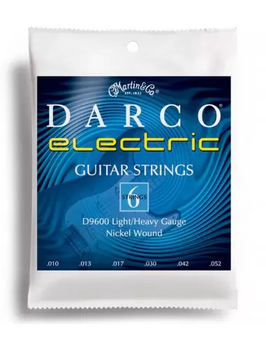 Струни для гітар MARTIN D9600 DARCO Electric Light / Heavy(10-52)