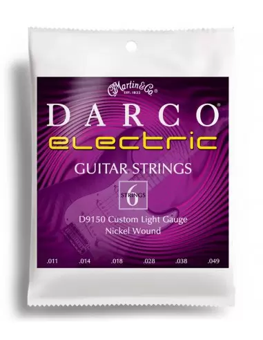 Струни для гітар MARTIN D9150 DARCO Electric Custom Light(11-49)