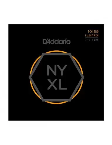 Струни для гітар D'ADDARIO NYXL1059 NYXL REGULAR LIGHT 7 - STRING 10-59